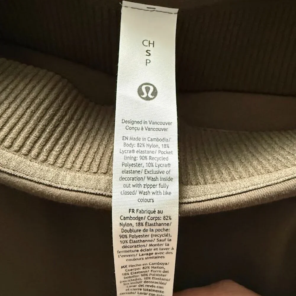 NWOT Lululemon Size 2 Wide Leg Olive Green Pant - Picture 2 of 2